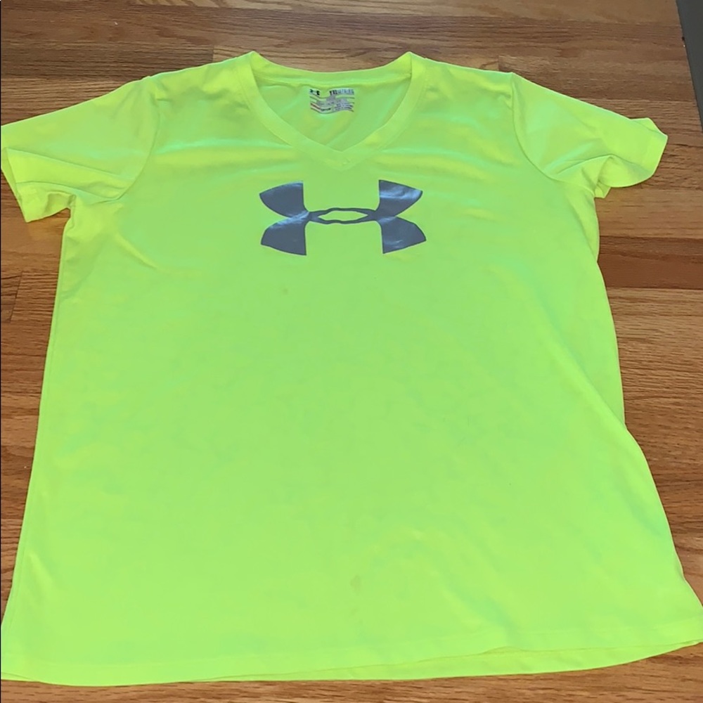 Girls Under Armour Athletic Neon shirt